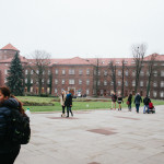 Královský hrad Wawel v Krakowě v Polsku