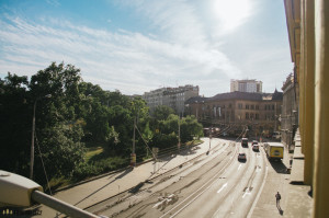 Brno, Moravské náměstí z Koliště