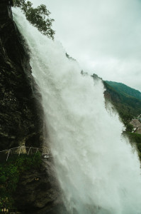 Waterfall Steindalsfossen