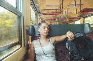 Barbora ve vlaku